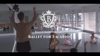 balletkompagniet 3-6-årige balletundervisning