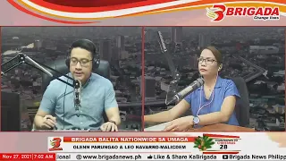 Brigada Balita Nationwide Sa Umaga | November 27,  2021