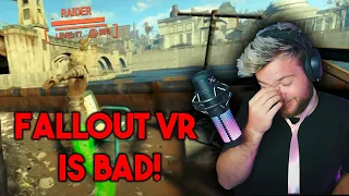 Fallout 4 VR is Bad? |  Reacting to UpIsNotJump