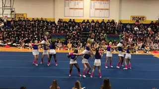 Pep Rally stunt sequence