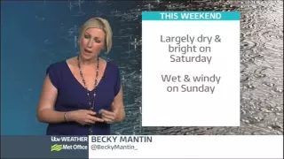 Becky Mantin ITV Weather 2015 05 29