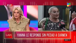 Yanina Latorre le respondió sin piedad a Carmen Barbieri