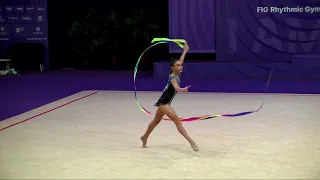 NESTEROVA Mishel (UZB) - 2023 Rhythmic Junior Worlds Qualifications RI Individual