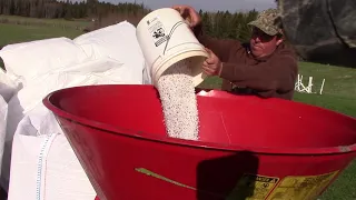 preparing the hay fields for maximum yeild