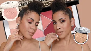 DIOR // Mitzah Palette Demo + Highlighter Comparisons | Alicia Archer