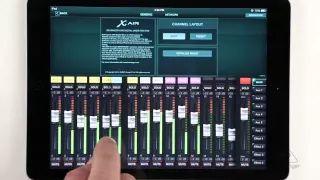 X AIR How To: Setup Channel Names & Fader Layout (iPad version 1.4.2 and older)