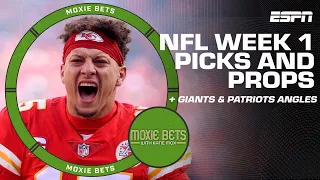 NFL Week 1 picks & props + Giants & Patriots angles | Moxie Bets