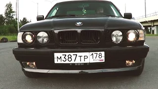 Тест драйв BMW E34 525