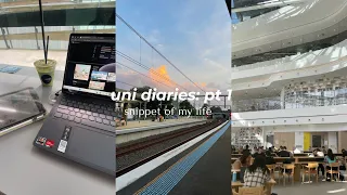 uni diaries: pt 1 *:･ﾟ✧*:･ﾟ|| first year, business, study, campus