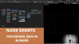 Procedural Rain Effect in Blender 2.8 - Node Shorts