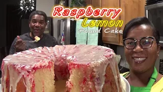 Raspberry Lemon Pound Cake w/A Lemon Glaze! | Happy New Year You Guys #2023! | We're Finally Back!💚