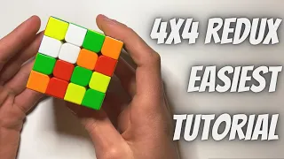 EASIEST 4X4 TUTORIAL | How to Solve a 4x4 Using the Reduction Method (Updated) [4K]