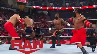 Indus Sher Vs Cedric Alexander & Shelton Benjamin On Monday Night Raw