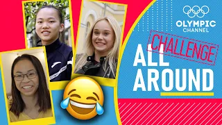 Angelina, Morgan, and Yile take the "Co-Stars" Challenge | All Around | Bonus Content