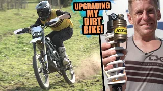 UPGRADING MY ELECTRIC DIRT BIKE WITH INSANE NEW SUSPENSION!