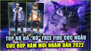 Free Fire | TOP Trang Phục HỔ Cực Hợp Với Năm Mới Nhâm Dần 2022 Trong Free Fire | Rikaki Gaming