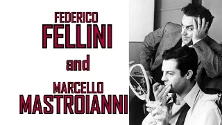 🔴 Federico Fellini And Marcello Mastroianni🔴