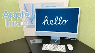 NEW Blue Imac 24" Unboxing & Review!! **BEST COMPUTER?!**