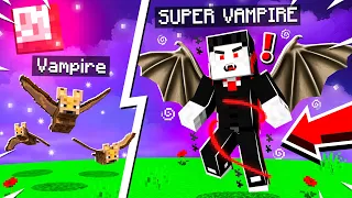 Playing as SUPER VAMPIRE in MINECRAFT!