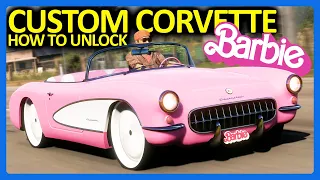 Forza Horizon 5 : The BARBIE Corvette Customization!! (FH5 Barbie Movie)