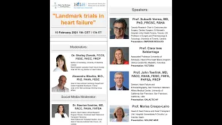 Webinar "Landmark trials in heart failure"