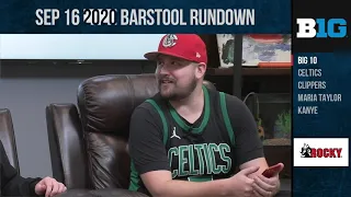 The Big 10 is Back and Kanye Pees On His Grammy - Barstool Rundown - September 16, 2020