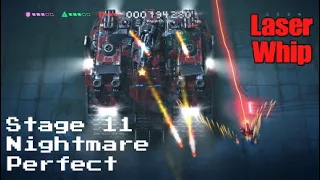 Sky Force Reloaded - Stage 11 Nightmare Perfect (Laser Whip) PS5 🎵 Nightcrawler - Phantasm