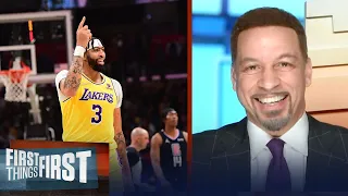 This is the AD the Lakers' need to get to the playoffs — Broussard | NBA | FIRST THINGS FIRST