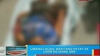 BP: 5 lalaki, nakitang patay sa loob ng isang jeep sa Laurel, Batangas