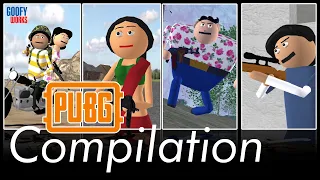 PUBG - Best Comedy Compilation | Goofy works | Pubg Comedy | PUBG BGMI Comedy Cartoon Video