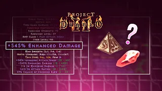 Godly Bow Slammed and Puzzlepieced - Project Diablo 2 (PD2)