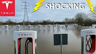 Heres What Happens when you Build Tesla Superchargers on a Floodplain