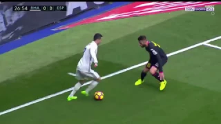 Cristiano Ronaldo Elastico Nutmeg Vs Espanyol | Real Madrid Vs Espanyol