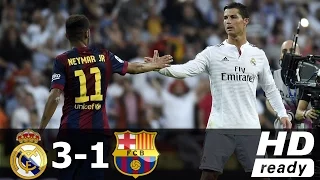 Real Madrid vs Barcelona 3-1 (Liga BBVA) - All Goals & Extended Highlights Archive  25/10/2014 HD