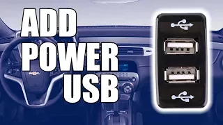 DIY Add A Dual USB Port To Your Car. (DASH CAM, GPS)