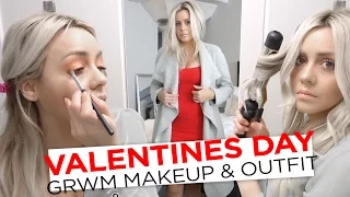 Valentines Day GRWM Makeup and Outfit