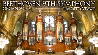 BEETHOVEN SYMPHONY NO. 9 "SCHERZO" MOLTO VIVACE - JONATHAN SCOTT - CASAVANT ORGAN  MONTREAL CANADA