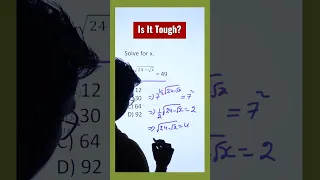 Complicated Algebra Problem with Square Roots, Radicals & Exponents in Telugu#shorts #maths #math