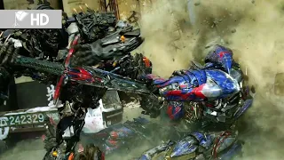 Transformers 4 : Age of Extinction - Final Battle Optimus Prime vs Lockdown 4k