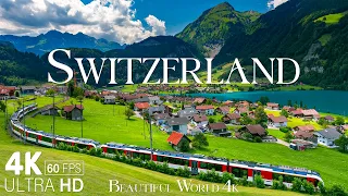 Switzerland 4K - A Stunning Visual Journey Through the Majestic Swiss Alps - Calming Music