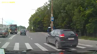 Грубое нарушение ПДД Калуга улица Московская