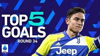 Dybala smacks the equaliser into the roof of the net | Top 5 Goal | Round 34 | Serie A 2021/22