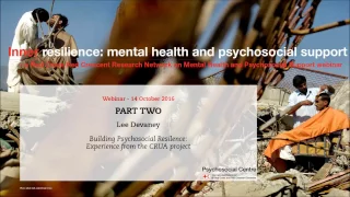 PART TWO: Webinar on Inner Resilience - Mental health and psychosocial support