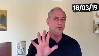 Em Video "Ciro Gomes Deixa Mensagem, Vamos Lutar Contra o Desgoverno" 18/03/2018