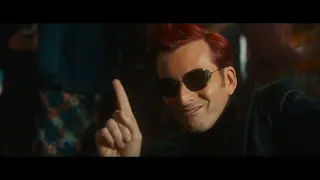 Crowley comes up with the rainstorm love scene - Good Omens Season 2