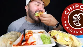 Chipotle Mukbang + Nachos & Grilled Chicken Quesadilla