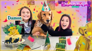 FIZ UMA FESTA DE ANIVERSARIO PARA O MEU CACHORRO ! - BIANKA