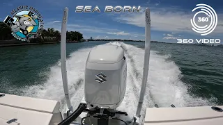 360 Video - Sea Born FX24 with 300HP Suzuki