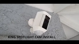 Ring Spotlight Cam Install and setup