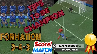 Win trophy 🏆 on SCORE MATCH ! GAME PLAY | TIPS by Daban ( 3-4-3 formation)